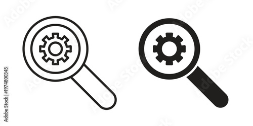 Due diligence icon for graphic and web design. EPS10