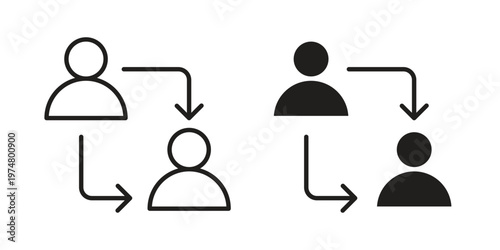 employee turnover icon for graphic and web design. EPS10