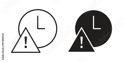 Expiry icon for graphic and web design. EPS10