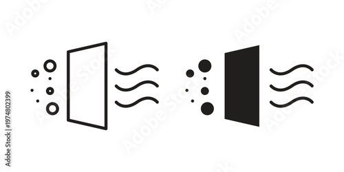 Filtration icon for graphic and web design. EPS10