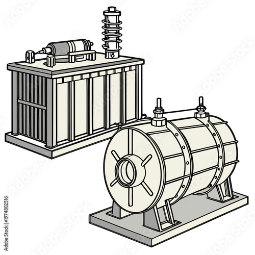 Industrial transformer and reactor equipment machinery