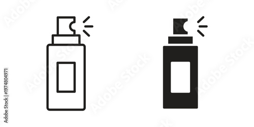 Hair spray icon for graphic and web design. EPS10