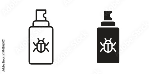Insecticide icon for graphic and web design. EPS10
