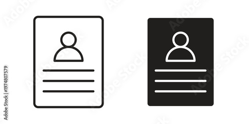 Job appslication icon for graphic and web design. EPS10