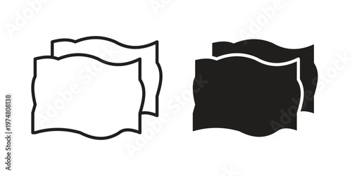 Lasagne icon for graphic and web design. EPS10