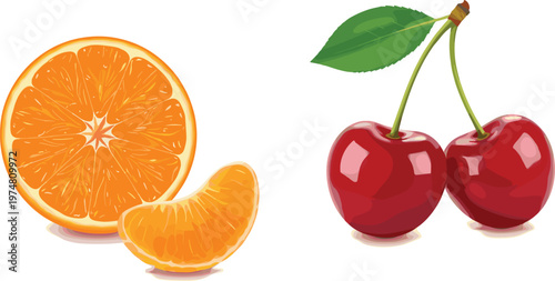 Fresh ripe avocado fruit set with whole and half sections