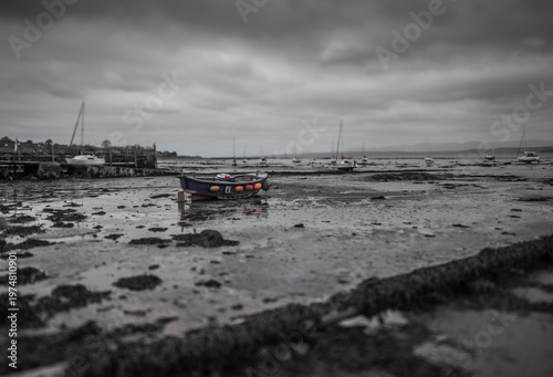 Miniature effect seascape view near Blackness.