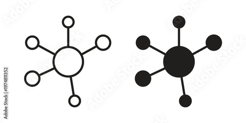 Network icon for graphic and web design. EPS10