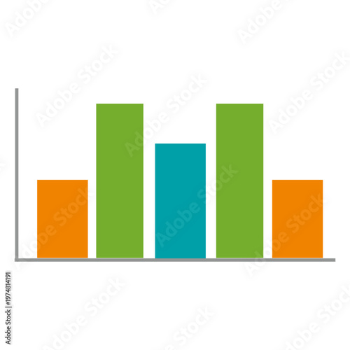 Orange green blue graph