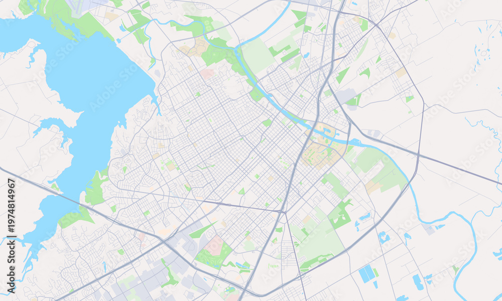 Naklejka premium Waco Texas map