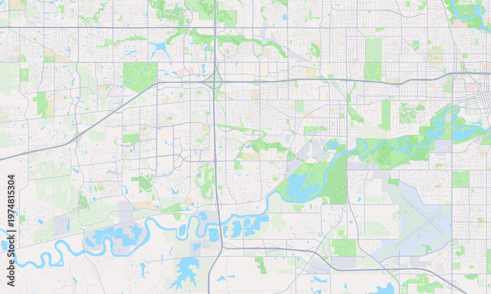 Naklejka premium West Des Moines Iowa map