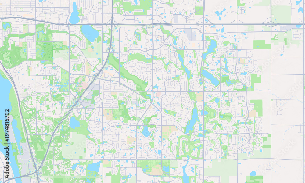 Fototapeta premium Woodbury Minnesota map