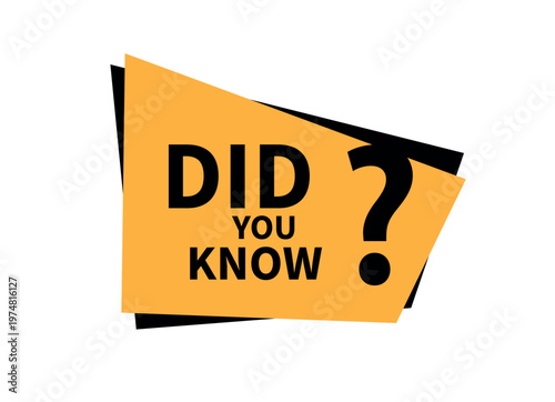 did you know sign