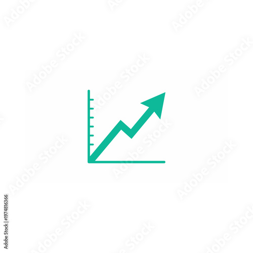 Free Download Green Arrow Graph Showing Growth Trend. - GFXLoad