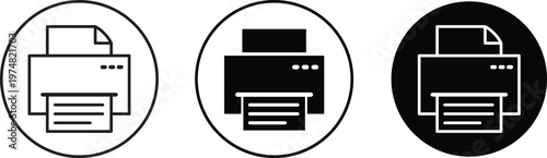 Print icon, printer icon, printer vector, print sign. 