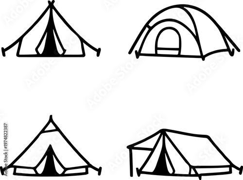 camping tent icon