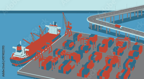 A whimsical and colorful cartoon cityscape with anthropomorphic buildings under a blue sky, featuring a mix of modern and traditional architectural styles.