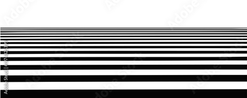 Black and white lines creating optical illusions. Abstract line wave. Vector illustration.