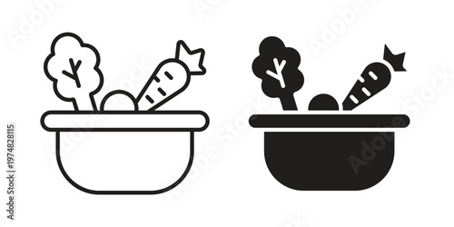 Vegetables icon for graphic and web design. EPS10