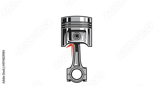 Piston and Connecting Rod Assembly.