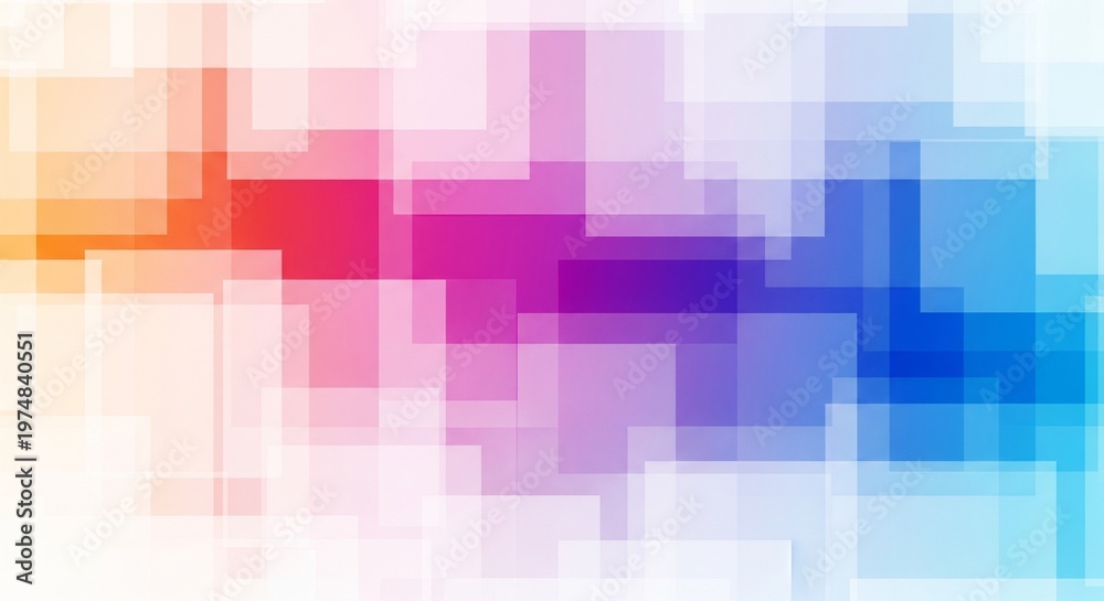 Obraz premium Vibrant colorful pixelated gradient background illustration