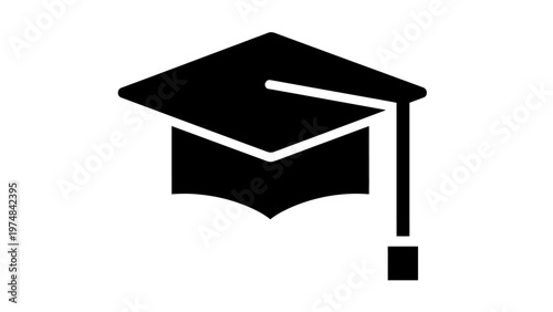 Graduation Cap Icon Symbol Education.