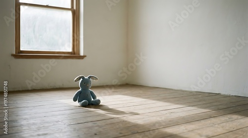 Baby Toy Left Alone Emotional Concept