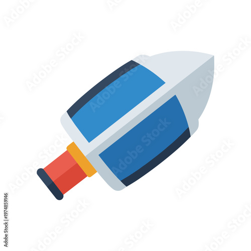 Ironing tool vector illustration modern design for household appliances and textile care on white background.