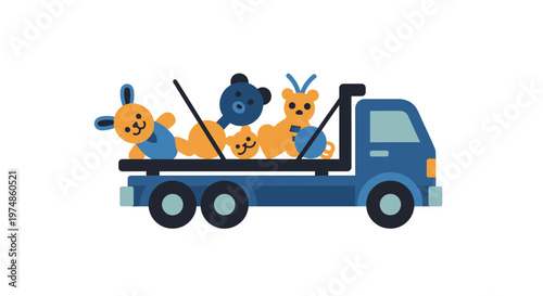 Cute Dogs in Truck Bed.