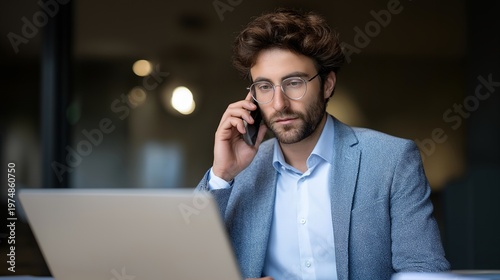 Founder conducting phone survey interviews from minimalist studio desk, recording customer verbatim quotes and emotional reactions about current solution alternatives for competitive analysis