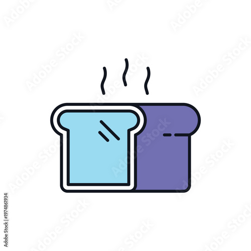 Fresh Bread vector icon