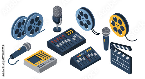 Film making equipment and tools.