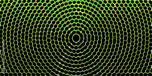 Abstract green and black ripple pattern resembling reptile skin texture