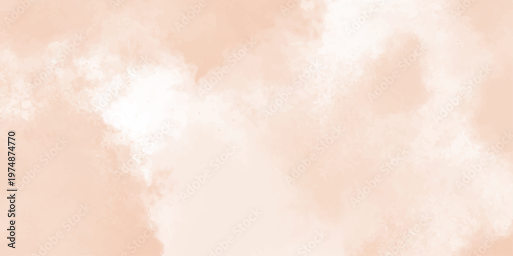 Fototapeta premium cloudy sky with color and white clouds filling the frame in an artistic watercolor painting style clouds background. 