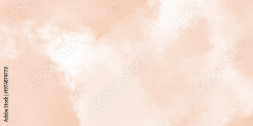 cloudy sky with color and white clouds filling the frame in an artistic watercolor painting style clouds background.	