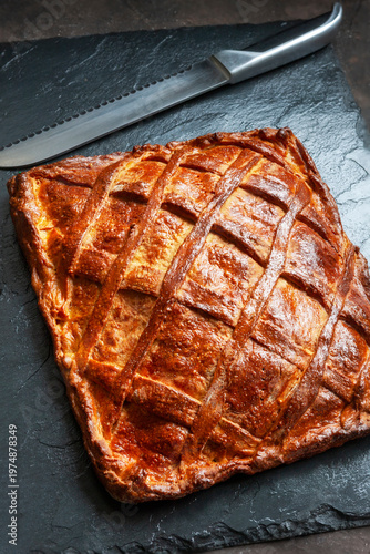 Hornazo de Salamanca - Homemade Traditional Easter Semana Santa  Foods in Spain, Savory stuffed Pie