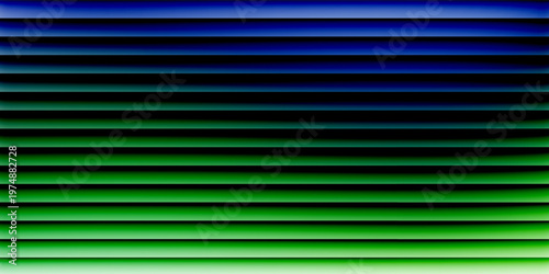 Glass gradient texture with teal and navy ripple pattern and smooth light distortion. Wavy abstract flow, futuristic blur effect, reeded vertical displacement.
