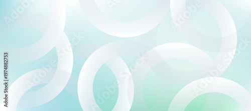 Abstract soft blue geometric circle lines futuristic digital high-technology background. Circle effect style geometric, Modern circle lines pattern.