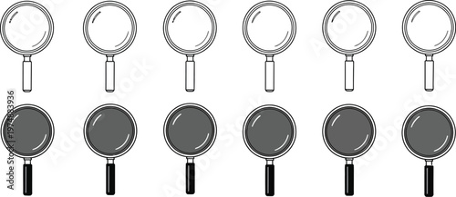 Collection of handheld mirrors a variety of shapes and styles