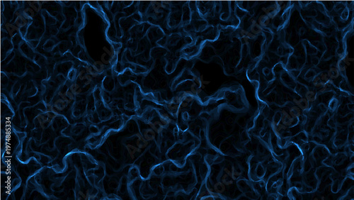 Vector Abstract blue wavy design evokes mysterious depth and dark background looks so artistic and artistic flair emanates and fluid forms drift