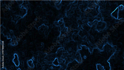 Vector Abstract pattern with blue and black gives mystic, enigmatic vibes,  intriguing the eye and evoking feelings of mystery and artistic imagination and aesthetic appeal 