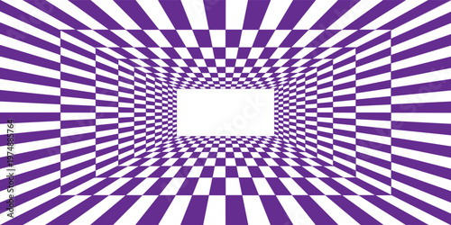 white grid line mesh pattern perspective background design vector