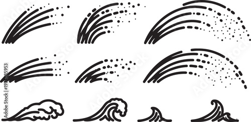 Various views of bird skulls and lower jaws illustrating anatomical diversity Vector