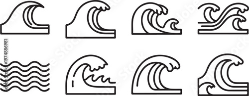 Elegant cursive script examples in black and white ink style Vector