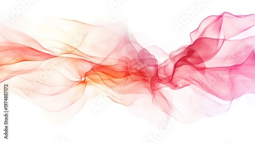 Abstract Smoke Swirl: An abstract art piece featuring flowing, colorful smoke, creating a dynamic visual that evokes movement and emotion.