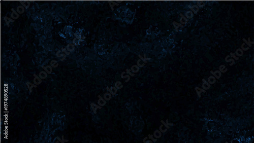 Dark textured wall with abstract art and deep blue canvas.