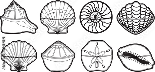 A collection of vintage hat designs showcasing different styles and patterns Vector