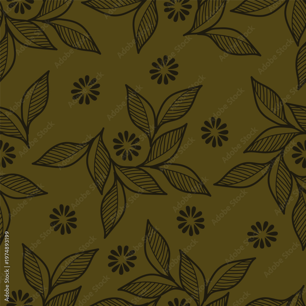 Fototapeta premium seamless floral pattern