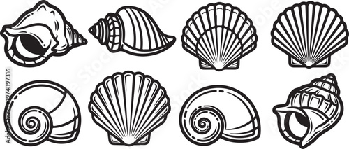 Step-by-step guide to drawing a stylized sun and swirls Vector