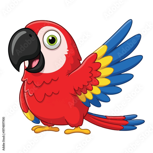 Parrot Cartoon Advertising